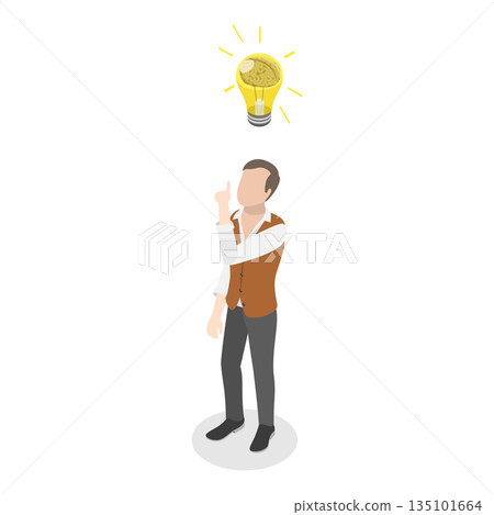 3D Isometric Flat Vector Illustration of Solution for Messy Chaos Situation, Emotional Intelligence. Item 1 3D Isometric Flat Vector Illustration of Solution for Messy Chaos Situation, Emotional Intelligence. Item 1 135101664
