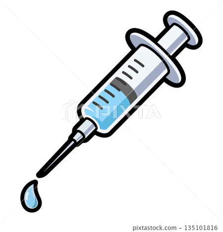 Syringe icon. 135101816