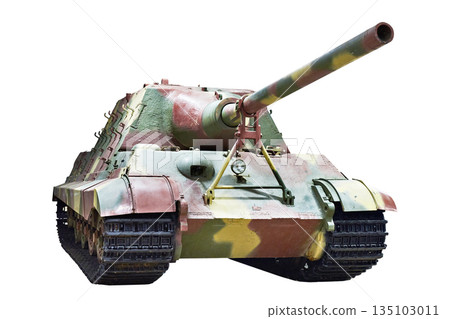 German casemate heavy tank destroyer isolated white 135103011