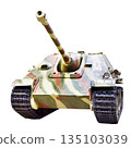 German tank destroyer isolated white 135103039