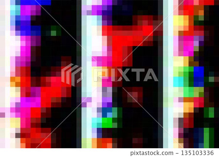 Pixalated background with color variations 135103336