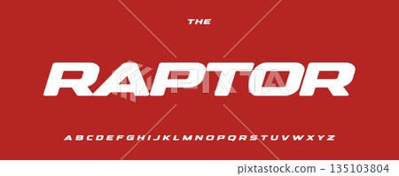 Speed Race Font Logo Alphabet Vector Fast Dynamic Letters Set Typography, Sport Typographic Design for Italic Title Text, Typo Poster Headline, Type Symbol Logotype, Sans Serif Fonts. Vector Typeface 135103804
