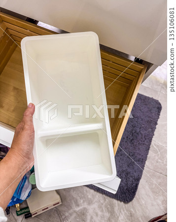 Home Organization with a Drawer Organizer 135106081