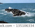 Rough waves of the Sea of Japan and wave-dissipating blocks 135106334