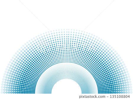 Blue minimal geometric halftone dotted lines pattern, abstract background Blue minimal geometric halftone dotted lines pattern, abstract background 135108804