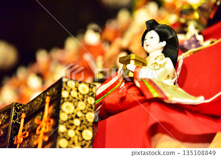 奈良縣坪坂寺的雛人偶 135108849