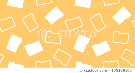 資料夾圖示的無縫背景圖。 資料夾圖示的無縫背景圖。 135109103