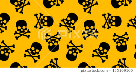 Seamless background image of skull and crossbones. Seamless background image of skull and crossbones. 135109160