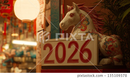 Horse ornament 135109378