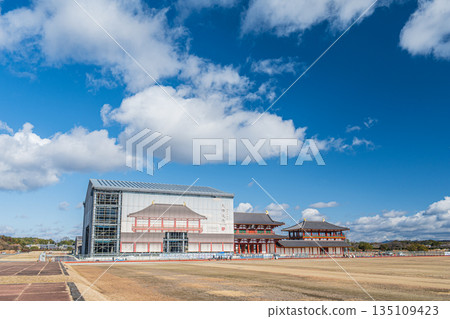 平城宮歷史公園，大極殿南門首次修復工程，奈良市 135109423