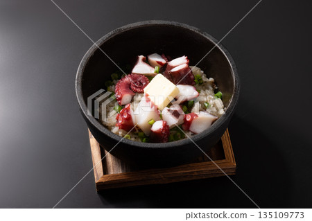 石烤奶油章魚飯 135109773