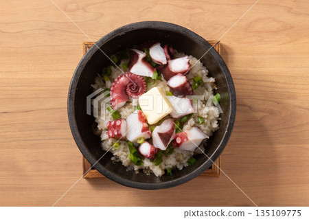 石烤奶油章魚飯 135109775