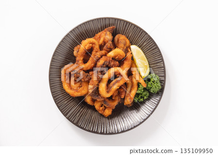 Deep-fried squid Deep-fried squid 135109950