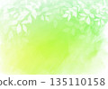 Watercolor abstract background yellow-green and fresh green 135110158