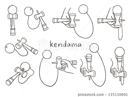 Kendama手繪插畫集（單色） 135110691