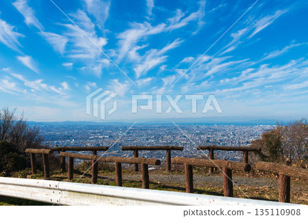 View of the Osaka Plain from the Shigiikoma Skyline 135110908