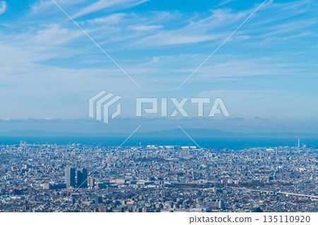 View of the Osaka Plain from the Shigiikoma Skyline 135110920