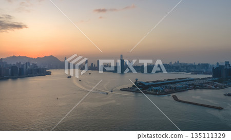 Jan 4 2026 Iconic Kai Tak Cruise Terminal Overlooking Victoria Harbour Jan 4 2026 Iconic Kai Tak Cruise Terminal Overlooking Victoria Harbour 135111329