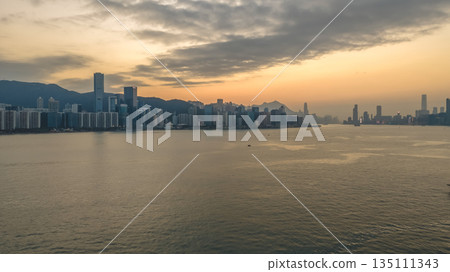 Jan 4 2026 Kwun Tong Tsai Hong Kong Harbour Urban View 135111343