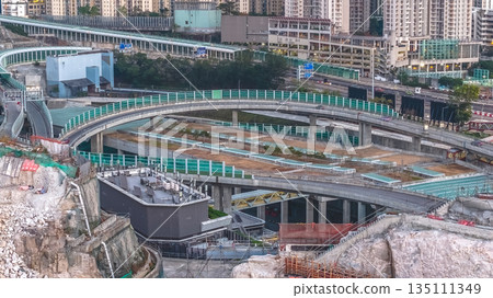 Jan 4 2026 Tseung Kwan O Lam Tin Tunnel Plaza Hong Kong Jan 4 2026 Tseung Kwan O Lam Tin Tunnel Plaza Hong Kong 135111349