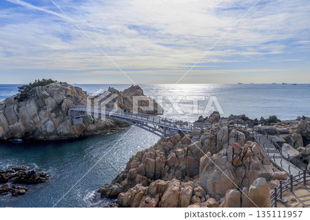 Daewangam Park in Ulsan, South Korea. Daewangam Park in Ulsan, South Korea. 135111957