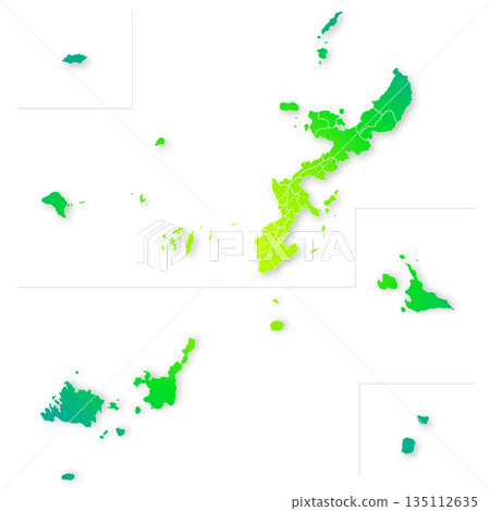 沖繩縣市地圖 135112635