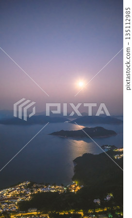Full Moon Over Silverstrand Beach Hong Kong Night Jan 3 2026 Full Moon Over Silverstrand Beach Hong Kong Night Jan 3 2026 135112985