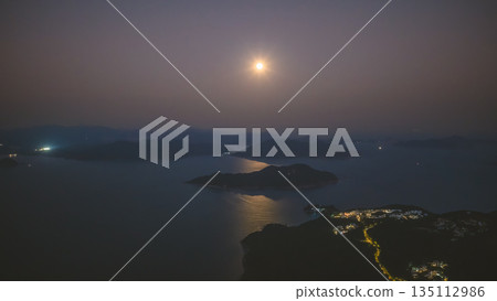 Full Moon Over Silverstrand Beach Hong Kong Night Jan 3 2026 Full Moon Over Silverstrand Beach Hong Kong Night Jan 3 2026 135112986