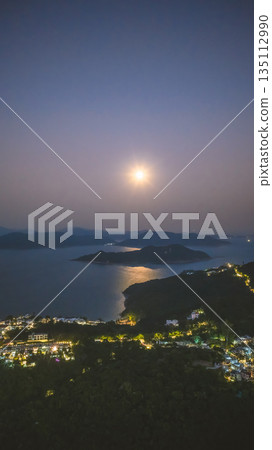 Full Moon Over Silverstrand Beach Hong Kong Night Jan 3 2026 Full Moon Over Silverstrand Beach Hong Kong Night Jan 3 2026 135112990