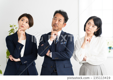 Worried business person 135113419