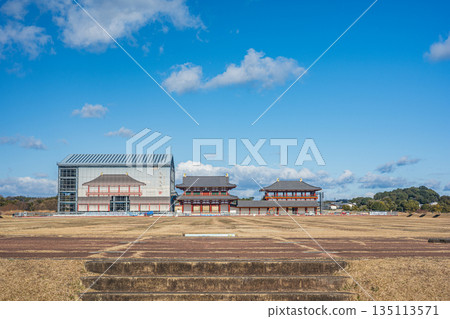 平城宮歷史公園，大極殿南門首次修復工程，奈良市 135113571