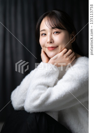 Smiling female portrait Smiling female portrait 135113758