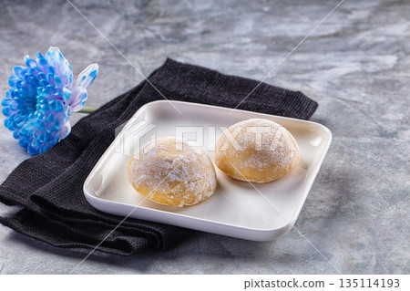 Japanese sweet dessert rice mochi 135114193