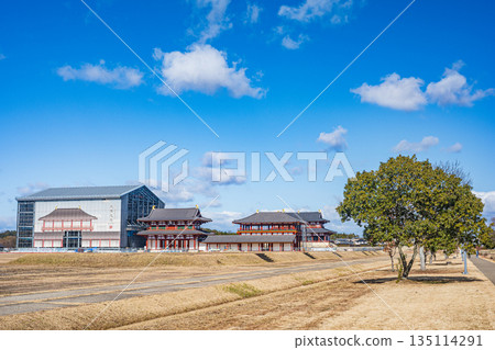 平城宮歷史公園，大極殿南門首次修復工程，奈良市 135114291