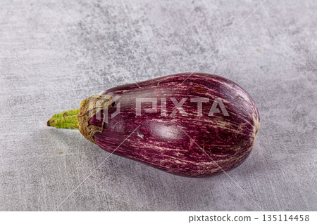 Stripped violet graffiti eggplant vegetable 135114458