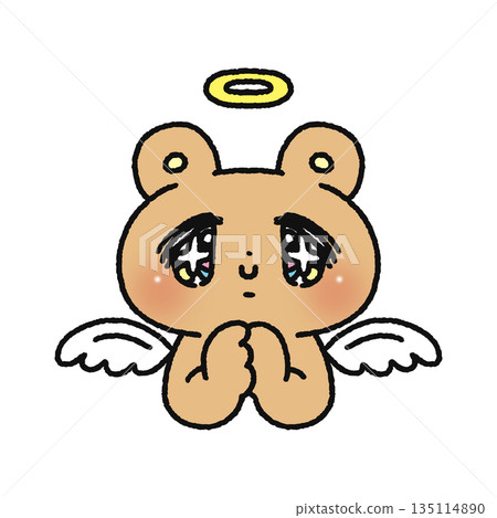 Dreamy angelic bear Dreamy angelic bear 135114890
