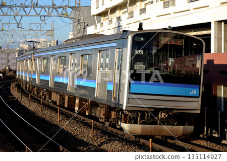205 series 3100 series local train running on the Senseki Line 205 series 3100 series local train running on the Senseki Line 135114927