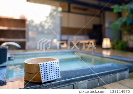 Open-air bath, hot spring, inn. Photography cooperation: Ito Ryokuyoku Open-air bath, hot spring, inn. Photography cooperation: Ito Ryokuyoku 135114970