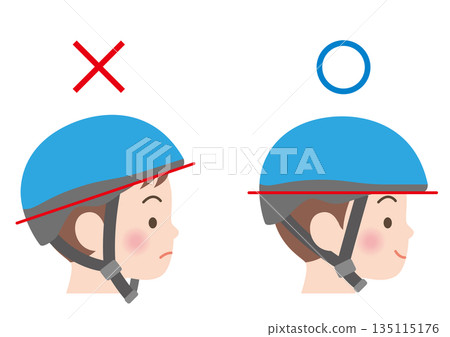 如何正確配戴自行車頭盔 135115176