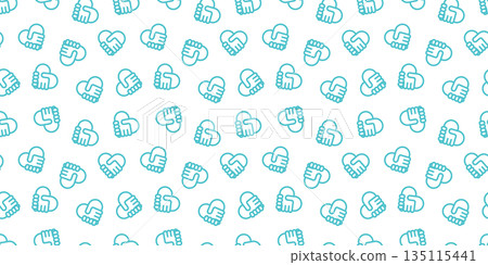 A seamless background image of a handshake icon. A seamless background image of a handshake icon. 135115441