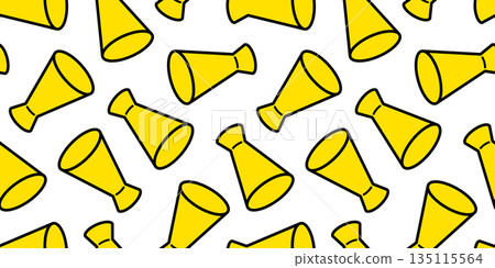 Seamless background image of a megaphone. Seamless background image of a megaphone. 135115564