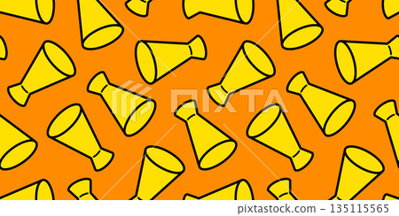 Seamless background image of a megaphone. 135115565