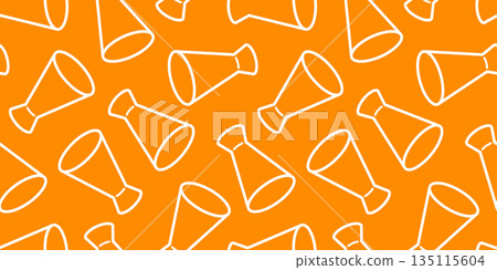 Seamless background image of a megaphone. 135115604