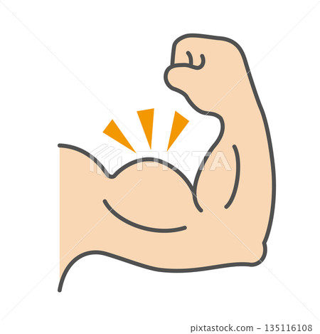 二頭肌圖標 135116108