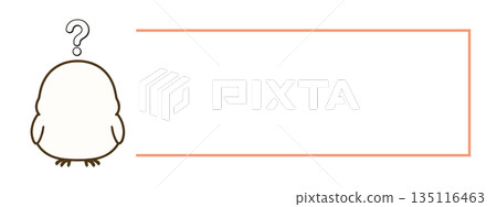 問號和波普鳥字符邊框材料 問號和波普鳥字符邊框材料 135116463