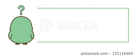 問號和波普鳥字符邊框材料 問號和波普鳥字符邊框材料 135116464