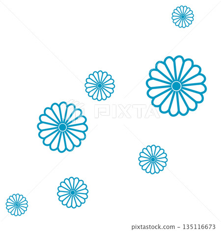 Many light blue flowers Many light blue flowers 135116673