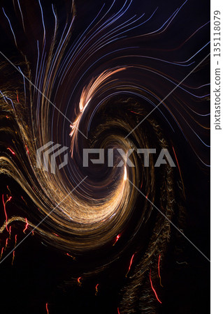 Fireworks celebrating the coming new year. 135118079