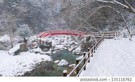 湯森谷（冬季）：紅葉橋 135118762