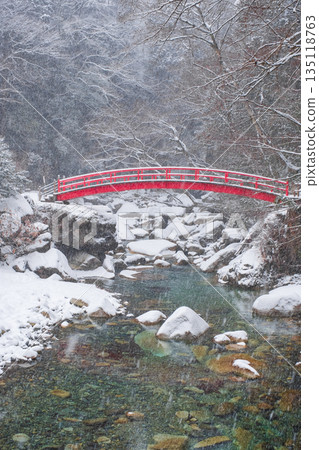 湯森谷（冬季）：紅葉橋 135118763